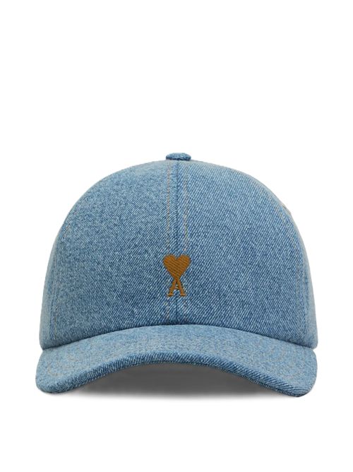 Baseballcap in denim Ami Paris | UCP264.DE0046480 USED BLUE